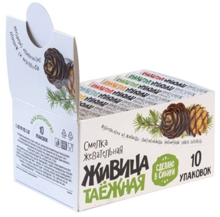 СМОЛКА ЗЕЛЕНЫЙ ДОКТОР Живица Таежная (ассорти) N5