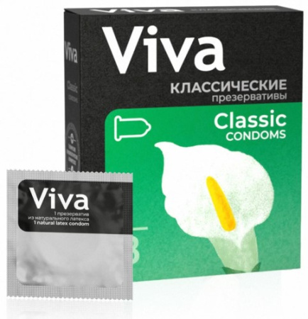 ПРЕЗЕРВАТИВЫ ВИВА Классические №3