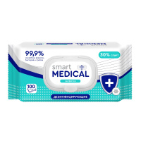 САЛФЕТКИ влаж SMART MEDICAL Дезинфицирующие №100