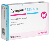 ЭУТИРОКС таб 125мкг N100