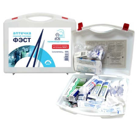 АПТЕЧКА ФЭСТ Производственная для оснащения промышленных предприятий ПО ТУ 21.20.24-240-10973749-2021/футляр 8/