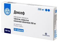Доксеф таб.п/о плен. 200мг N10