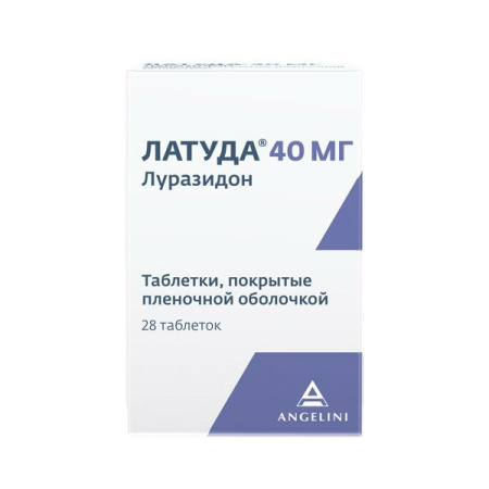 ЛАТУДА 40 МГ N28 ТАБЛ П/ПЛЕН/ОБОЛОЧ