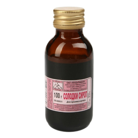 СОЛОДКИ сироп 100мл  Флора Кавказа