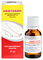 НАФТИФИН 1% 10МЛ ФЛАК Р-Р Д/НАРУЖ ПРИМ/ИВАНОВСКАЯ ФФ