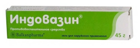 ИНДОВАЗИН гель 45г ##