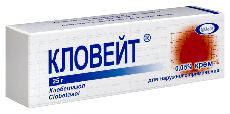 КЛОВЕЙТ крем 0.05% 25г