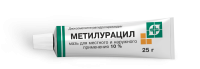 МЕТИЛУРАЦИЛОВАЯ мазь 10% 25г  Биосинтез