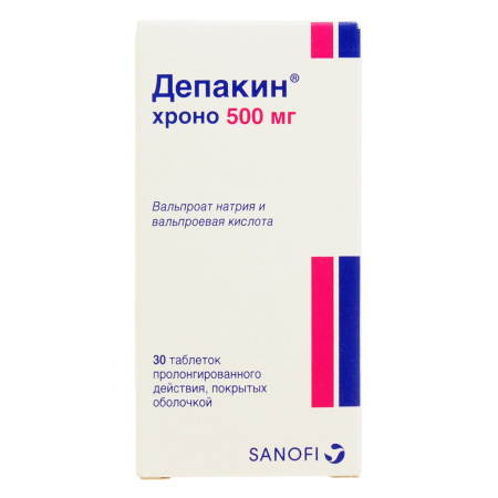 ДЕПАКИН ХРОНО таб 500мг N30