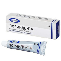 ЛОРИНДЕН А мазь 15г