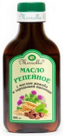 РЕПЕЙНОЕ МАСЛО МИРРОЛЛА Жожоба/Пшеница 100мл #