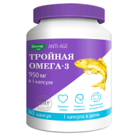 ТРОЙНАЯ ОМЕГА-3 капс 950мг №80  Эвалар