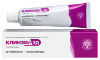КЛИНЗОЛ ЗД гель д/наруж прим 1 % туба 30 г х1