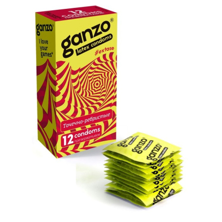 ПРЕЗЕРВАТИВЫ GANZO Extase №12