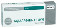 ТАДАЛАФИЛ-АЛИУМ таб 20мг N4