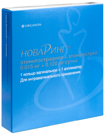 НОВАРИНГ кольцо ваг 0,015мг+0,120мг/сутки №1 + 1 аппликатор