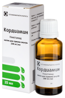 КОРДИАМИН капли 25% 25мл  Татхимфарм