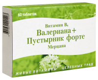 ВАЛЕРИАНА+ПУСТЫРНИК ФОРТЕ МЕРЦАНА таб д/рас N60
