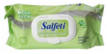 САЛФЕТКИ влаж SALFETI N100 Antibacterial