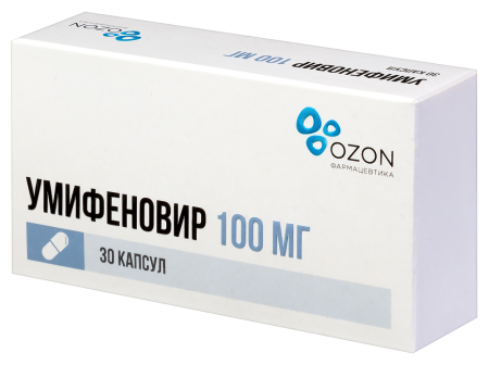 УМИФЕНОВИР капс 100мг №30 Озон