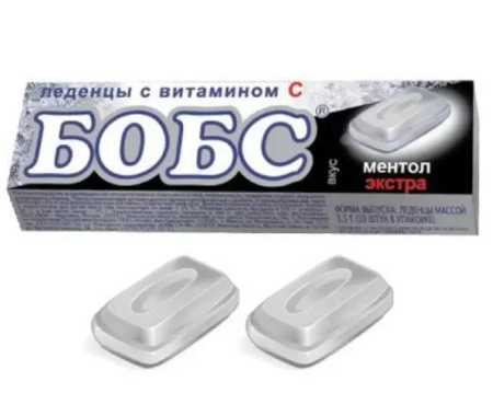 ЛЕДЕНЦЫ БОБС ЭКСТРА Ментол 35г №1