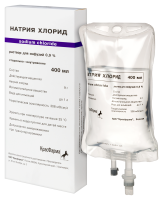 НАТРИЯ ХЛОРИД флак 0,9% 400мл №1  Красфарма