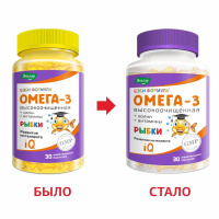 БЭБИ ФОРМУЛА РЫБКИ жев паст №30 Омега-3