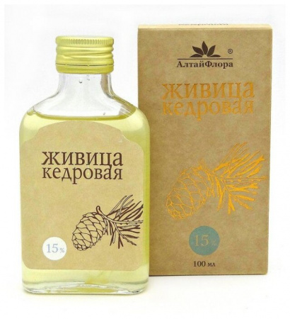 ЖИВИЦА КЕДРОВАЯ 15% 100мл  Алтайская чайная компания (Алтайфлора)