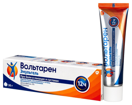 ВОЛЬТАРЕН эмульгель 2% 30г