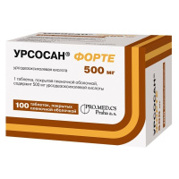 УРСОСАН ФОРТЕ таб 500мг N100