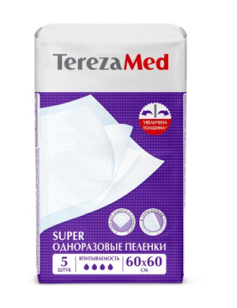 ТЕРЕЗА TEREZAMED Пеленки Super 60х60 N5