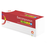 БИСОПРОЛОЛ таб 5мг N30  Рафарма