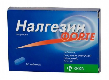 НАЛГЕЗИН ФОРТЕ таб 550мг N10