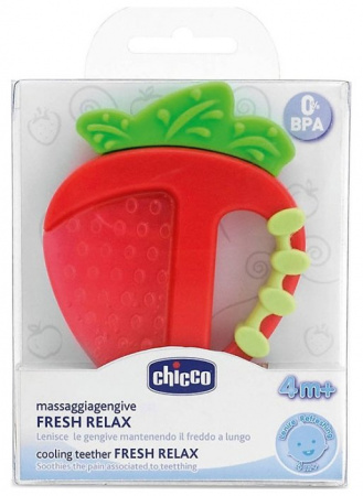 ЧИККО Прорезыватель Fresh Relax Кольцо Голубое (4+)