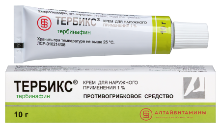 ТЕРБИКС 1% 10,0 КРЕМ Д/НАРУЖ ПРИМ