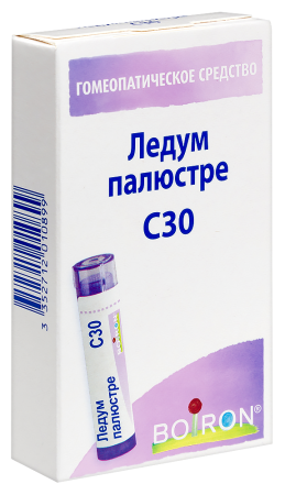 ЛЕДУМ ПАЛЮСТРЕ С30 гомеопат монокомп препарат растит происхожд 4,0 гранулы гомеопат