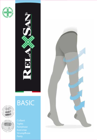 RELAXSAN BASIC КОЛГОТКИ КОМПРЕССИОННЫЕ COLLANT 280den 2КЛАСС/22-27mmHg (АРТ 980) РАЗМЕР 3/ТЕЛЕСНЫЙ