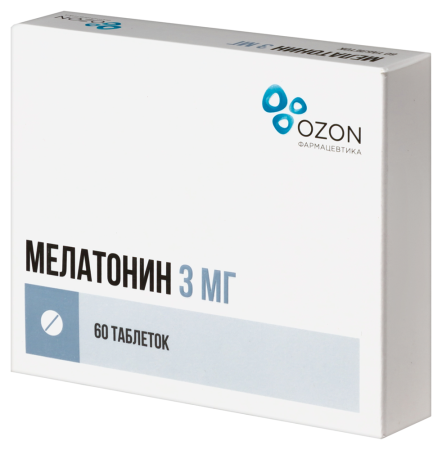 МЕЛАТОНИН таб 3мг N60 Озон