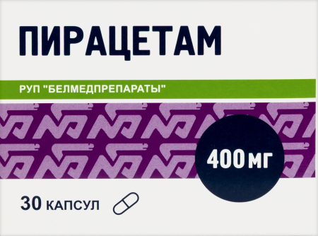 ПИРАЦЕТАМ капс 400мг N30  Белмедпрепараты