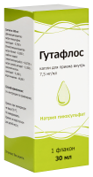 ГУТАФЛОС капли д/пр внутрь 7,5мг/мл 30мл №1