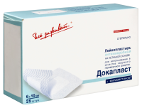 ПЛАСТЫРЬ ДОКАПЛАСТ с Мирамистином 6х10см №25