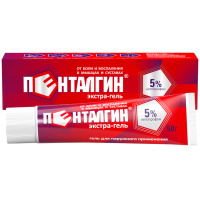 Пенталгин экстра-гель гель д/нар. прим. 5% туба 50г