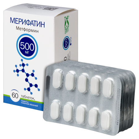 МЕРИФАТИН таб 500мг №60
