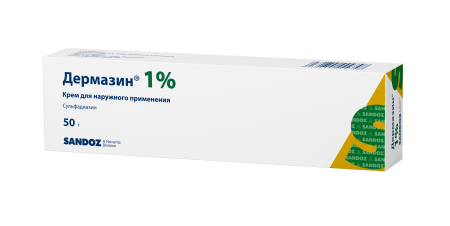 ДЕРМАЗИН крем 1% 50г