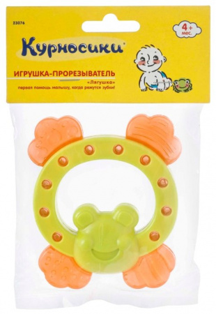 МД (23076) Прорезыватель-игрушка с водой Лягушка 4+