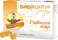 РЫБИЙ ЖИР БИОКОНТУР капс №100
