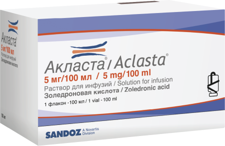 АКЛАСТА р-р/инф 5мг/100мл N1