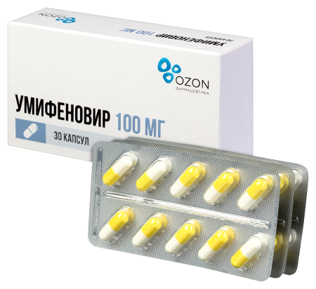УМИФЕНОВИР капс 100мг №30 Озон