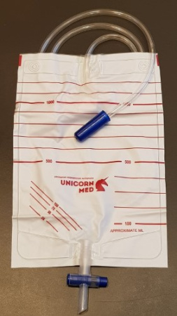 МОЧЕПРИЕМНИК ЮНИКОРМЕД (ЧАНШУ) С крестовым краном и приводной трубкой 1000мл