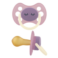 ЛАББИ (32797) Соска-пустышка Just Lubby латекс со светящимся кольцом, от 6 мес.